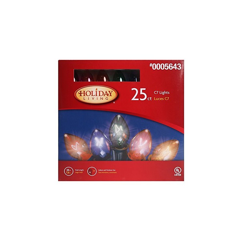 25 C7 Multi Color Light Set Indoor/Outdoor