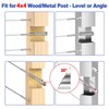 CKE 30 Pack 4"x4" Invisible Cable Railing Kits, T316 Stainless
