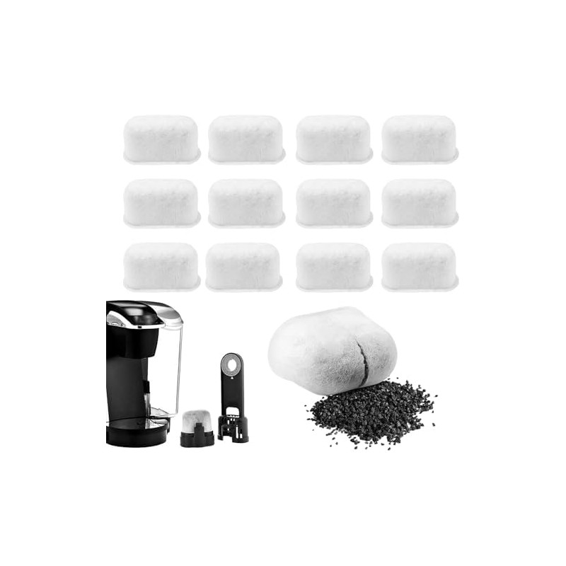 Filtros de Carb?n Activado para Cafetera 12 Pack