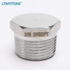 LTWFITTING Stainless Steel 316 Pipe Hex Head Plug Fitting 3/4-Inch