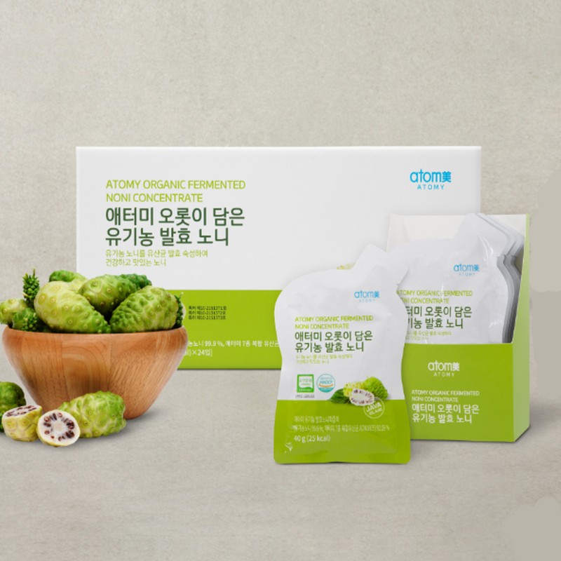 Atomy Organic Fermented Noni Pouch Type 48 Packets / 애터미