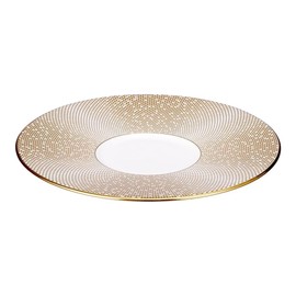 Narumi 52087-5608 Cup Saucer, Gold, 5.9 inches (15 cm), Stylish, Elegant, Tea, Coffee, Multipurpose Saucer, Made in Japan