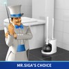 MR.SIGA Toilet Plunger and Bowl Brush Combo for Bathroom Cleaning,