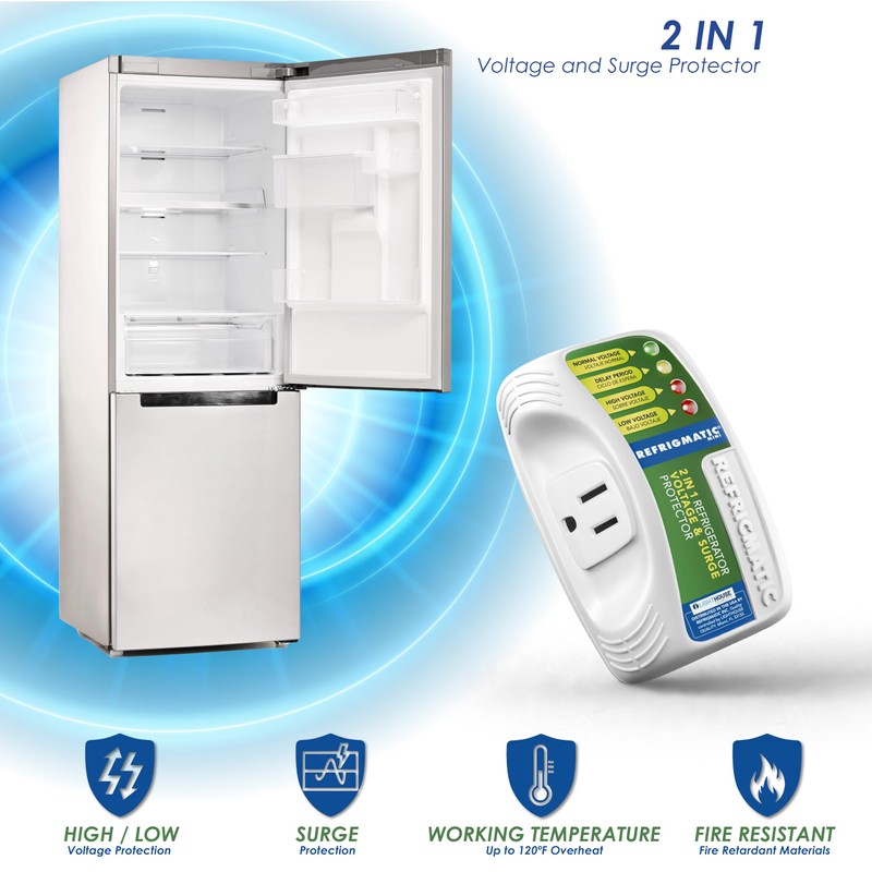 Refrigmatic WS-36300 Electronic Voltage & Surge Protector for Refrigerators Up