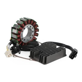 Cahuczlhoz For 99-07 HAYABUSA GSX-1300 MAGNETO COIL STATOR+VOLTAGE RECTIFIER ASSY+GASKET