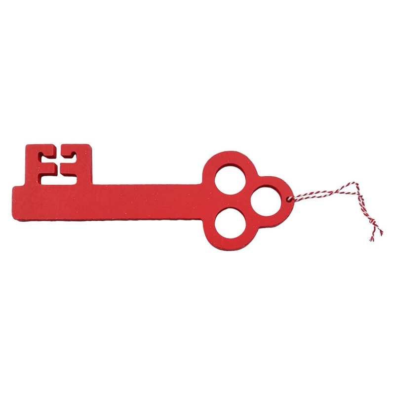 Santa's Magic Key – Wooden Key for Homes Without Fireplaces