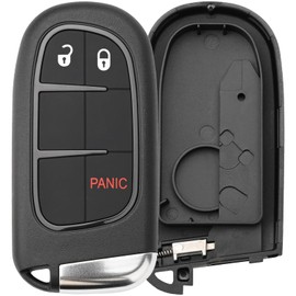 Sianxaido 68105087AG Key Fob Shell Case Compatible with Cherokee 2014-2022 2.0L 2.4L L4 3.2L V6