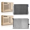 A-Premium Aluminum Radiator & AC Condenser Cooling Kit Compatible with