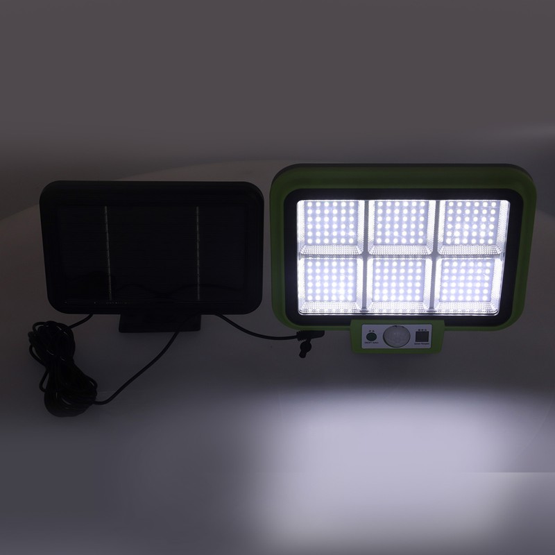 Solar Light Rotatable Panels Rechargeable Battery Motion Sensor Function Waterproof