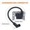 Hipa 34443D Ignition Coil Magneto for Tecumseh 34443 34443A 34443B
