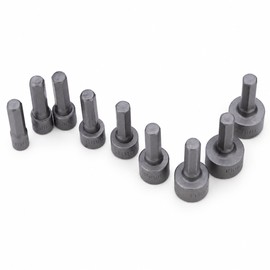 9-Piece Metric Nut Driver Bit Set for Hex Nuts and Bolts – 5–13mm Socket Driver Attachments for DIY Repairs