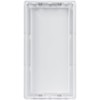 HVAC OV 6 x 12 Inch White Square ABS Plastic