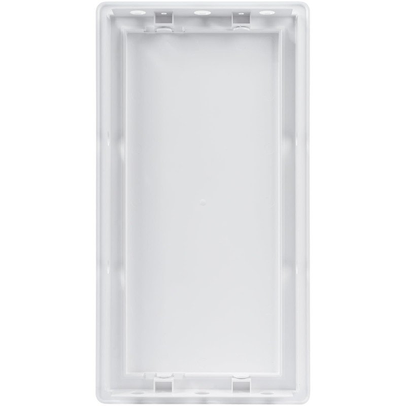 HVAC OV 6 x 12 Inch White Square ABS Plastic