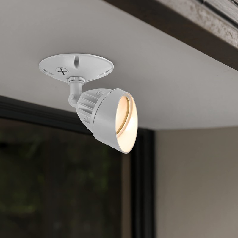 Maxxima LED Outdoor Flood Wall Light, Exterior Security Light w/Adjustable