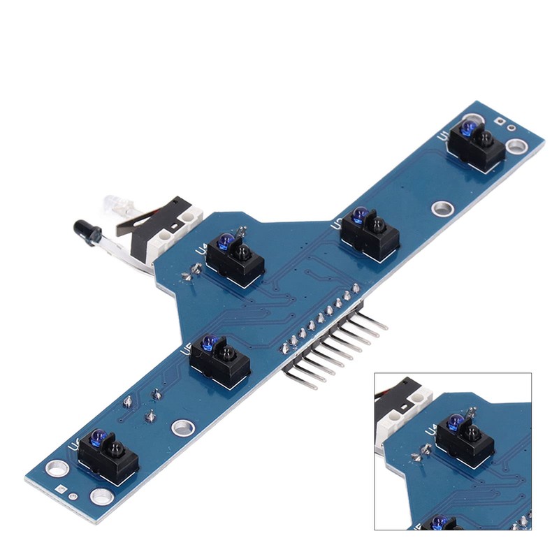 IR Infrared Obstacle Avoidance Sensor Module 3.0-5.5V 5 Channel Tracking