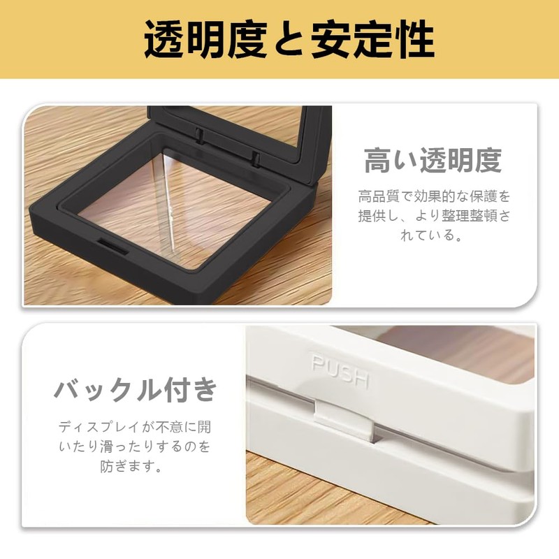 LIKENNY Display Stand, Can Badge Display Case, Storage Case with