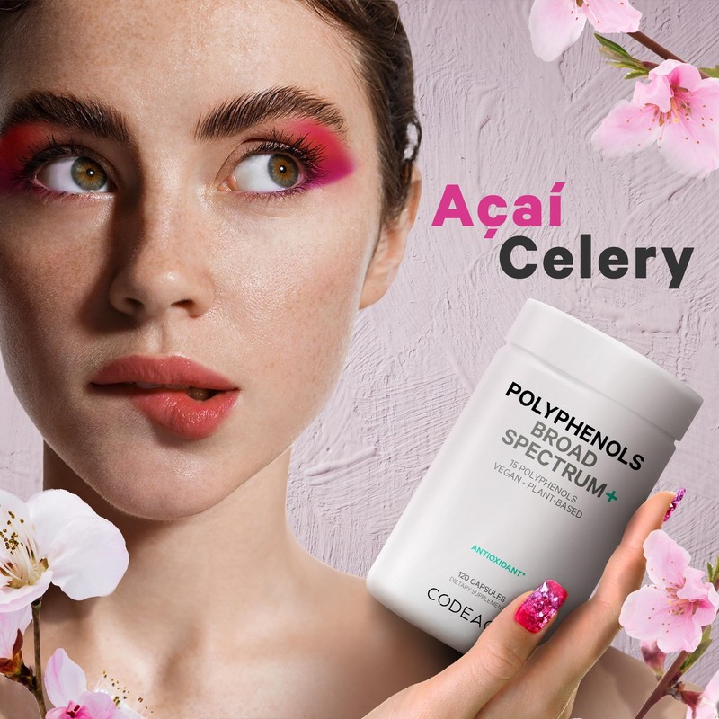 Codeage Codeage Polyphenols Broad Spectrum Supplement - Blend of 15