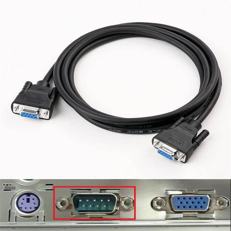 DTECH DB9 RS232 Serial Cable Female to Female Zero Modem