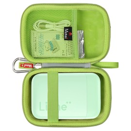 Mchoi Hard Case Suitable for Liene 2x3” Photo Printer, Portable Instant Printer Travel Holder Protective Case (Green)