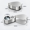 40X Jeweler's Loupe with LED & UV Light – Folding