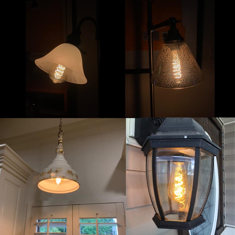 12V LED Edison Bulbs 40W Equivalent, Low Voltage 4W Vintage