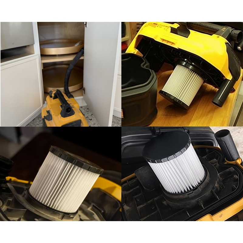 2 Pack DCV5801H HEPA Filter For DEWALT DCV580H, DCV581H 20V
