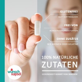 Wunschkapsel Herzfunktion Premium Supplement | Supports Heart Performance and Circulation | Exclusive Oxyjun (Arjuna), Hawthorn, Carnitine, Taurine, Q10, OPC | 290 Vegan Capsules, XL Range