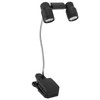 Clip On Light LED Double Headed 360 Degree Adjustable Rotatable