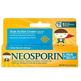 Neosporin Primeros Auxilios Antibiótico + Alivio Del Dolor C