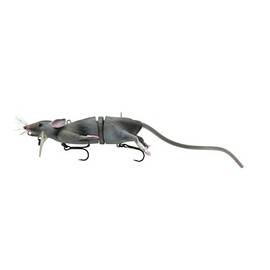 Savage Gear R-300-GY 3D Rat Bait Grey, 11 3/4"