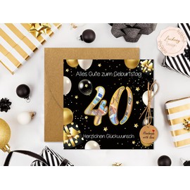 Birthday Card 40th Money Gifts Birthday, Card 40th Birthday Man Woman Funny Gifts for 40th Birthday Men Women for Party Anniversary