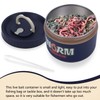 VKVXCLON Fishing Bait Container, Insulated Stainless Steel, Live Bait Storage,