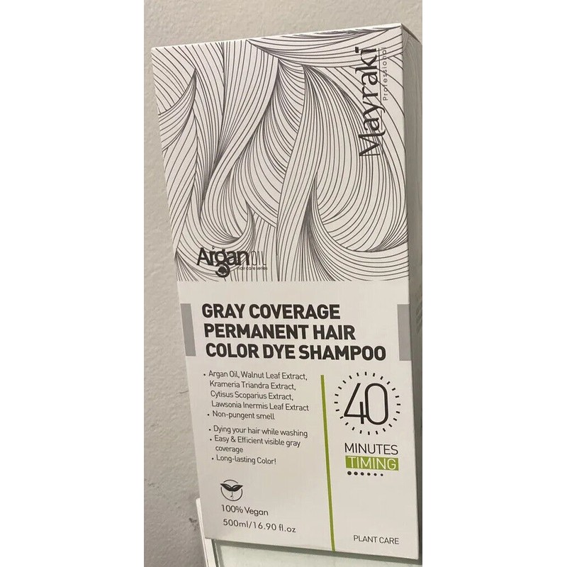 Mayraki, ￼Gray Coverage Permanent Hair Color Dye Shampoo color 05