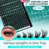 Lash Clusters Kit 168pcs Lash Extension Kit Cluster Lashes Natural