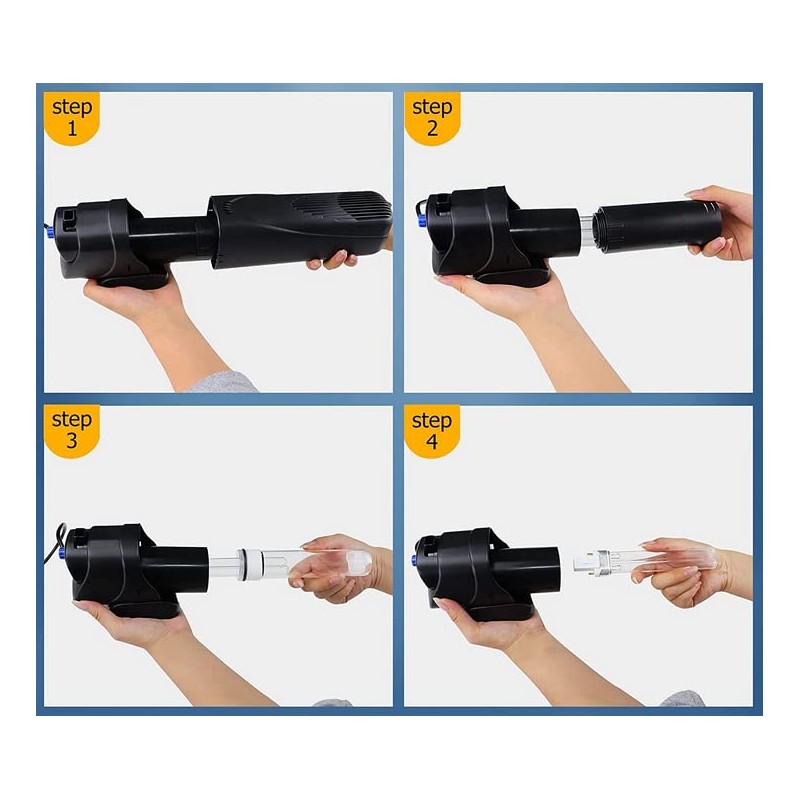 CNZ JUP-01 Aquarium Submersible Pump with built-in 9w Sterilizer