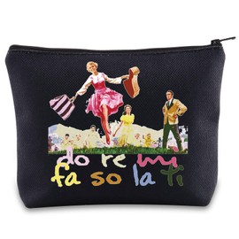 BWWKTOP - Bolsa de maquillaje para cosméticos con sonido de música, regalo para hacer Re Mi Fa So La Ti Theater con cierre, bolsa de Broadway, Do Re Mi BL, Bolsa