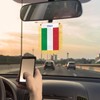 Italy Fringy Hanging Flag Double Sided Small Mini Italy Flag