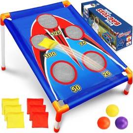 TOY Life Bean Bags Toss Carnival Games, Cornhole, Outdoor Toys for Kids Ages 4-8, Backyard Game Sports & Outdoor Play, Outside Toys for Ages 5-7, Family Lawn Yard Games Birthday Party, Gift for Boys