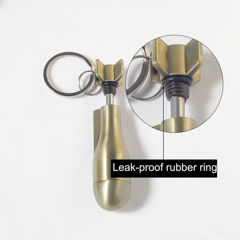 NAKUPENDA 2Pcs Permanent Match Flint Match Keychain Flint Fire Starter