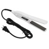 Professional Electric Hair Straightening Curling Iron DualUse Hair Straightener (White