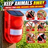 Solar Motion Sensor Alarm for Outdoor Security – 129dB Siren