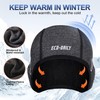Eco-daily Fleece Skull Cap Helmet Liner with Glasses Holes, Winter