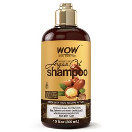 WOW Skin Science Moroccan Argan Oil Shampoo- Sulfate Free Shampoo for Dry Hair Shampoo - Moroccan Oil Shampoo for Women & Men Hair Shampoo - Moisturizing Shampoo for Dry Damaged Hair