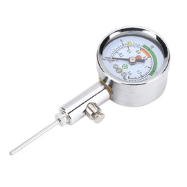 Keenso Mini Ulitity Air Pressure Gauge Barometer Tool with Easy-to-Read Dial, Accurate Pressure Measurement for Inflatable Balls football pressure gauge