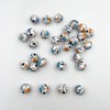 30Pcs Silicone Printed Beads Alien Print Beads 15mm Unique Alien