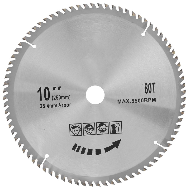 10 x 80T 254mm Circular Saw Blade Cutting Disc Woodworking
