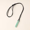 COAI Necklace with Bar Pendant, Aventurine, Aventurine