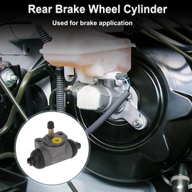 TUCKBOLD Rear Brake Wheel Cylinder No.MR407141/W610122 Drum Brake Cylinder for Mitsubishi Outlander 2003-2006 Aluminum Alloy Silver Tone 1 Pcs