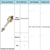 Drive-up Tie Rod End Fits Yamaha G29 Golf Cart JW1-F3837-00-00