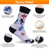 Soft Dragon Funny Crew Socks, Fantasy Ankle Sock for Men
